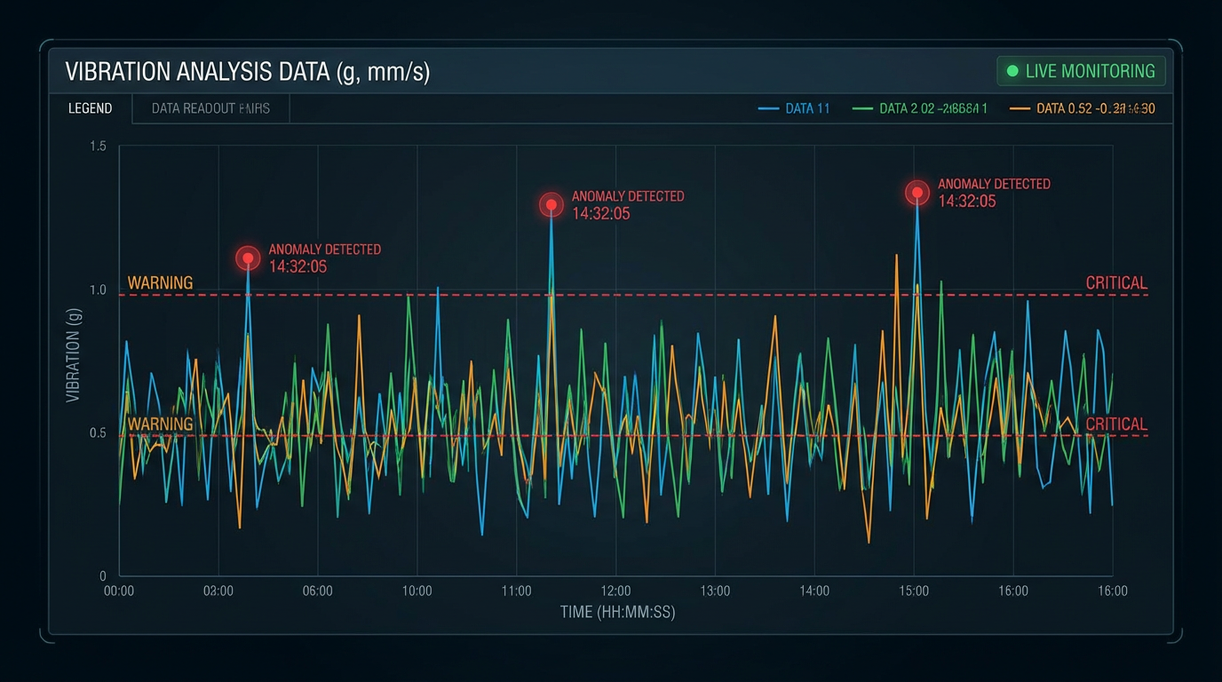 График вибрации