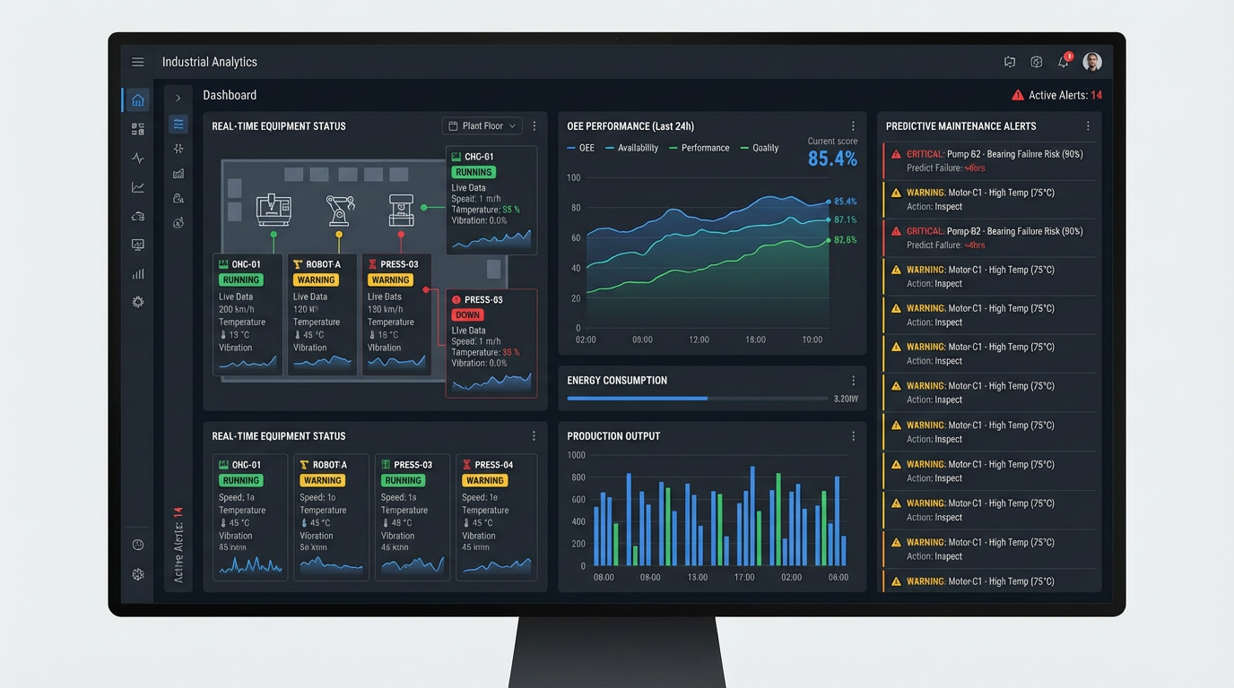 Интерфейс системы мониторинга